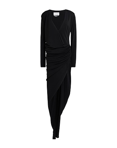 ANNA MOLINARI Midi dress Black 80% Acetate, 20% Polyamide