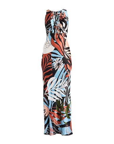 SHONA JOY Длинное платье Небесно-голубой 100% Шелк