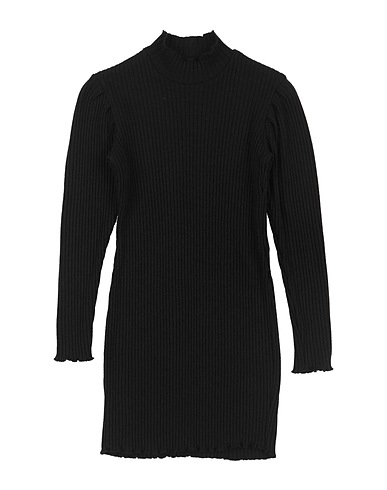 MEILISA BAI Vestito Nero 50% Viscosa, 25% Poliammide, 25% Poliestere