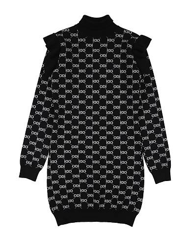 ODI ET AMO Vestito JUNIOR Nero 57% Nylon, 43% Viscosa
