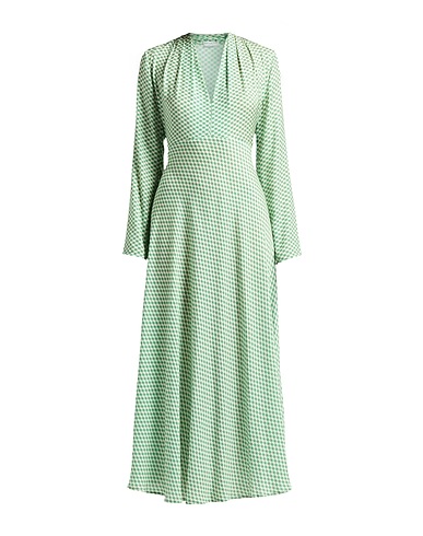 BALLANTYNE Long dress Green 100% Polyester