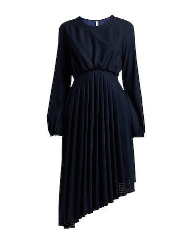 BALLANTYNE Midi-Kleid Nachtblau 96% Schurwolle, 4% Elastan