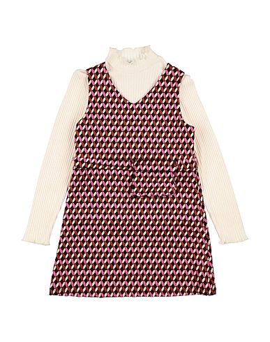MEILISA BAI Dress Off white 65% Polyester, 33% Viscose, 2% Elastane