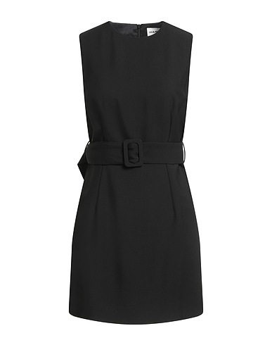 P.A.R.O.S.H. Short dress Black 97% Viscose, 3% Elastane