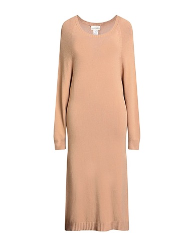 VICOLO Midi dress Camel 65% Viscose, 35% Polyamide
