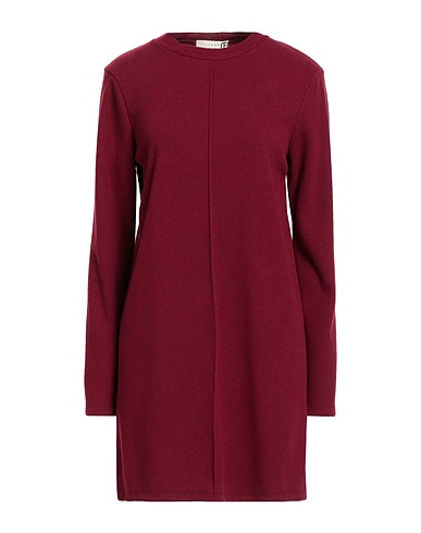 HAVEONE Vestito corto Prugna 60% Poliestere, 20% Viscosa, 20% Acrilico