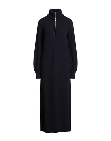 BALLANTYNE Long dress Midnight blue 100% Wool