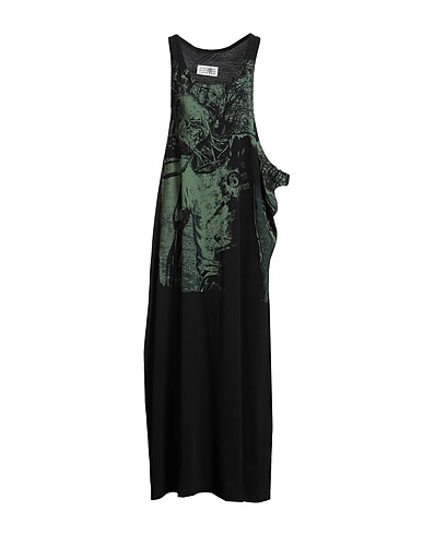 MM6 MAISON MARGIELA Long dress Black 100% Cotton