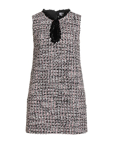 SELF-PORTRAIT Short dress Sky blue 93% Polyester, 4% Cotton, 2% Polyamide, 1% Viscose