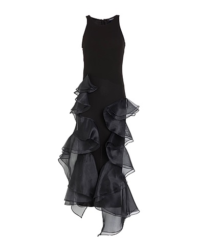 ROCHAS Midi dress Black 100% Viscose, Polyester
