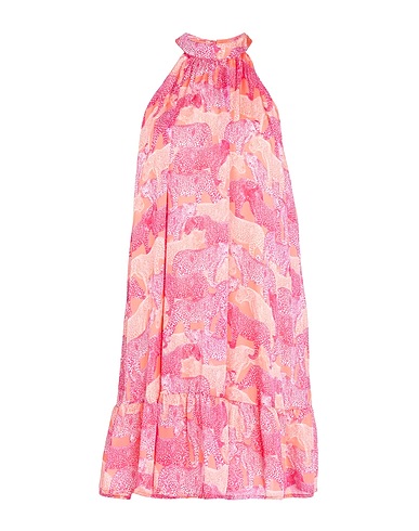 MOLLY BRACKEN Short dress Orange 100% Polyester