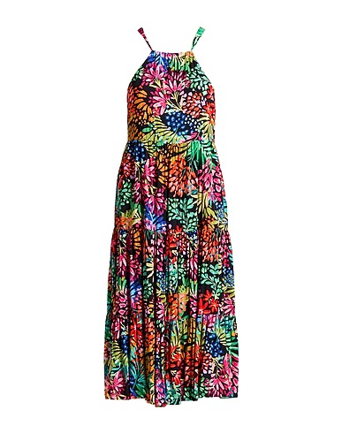 MOLLY BRACKEN Midi dress Black 100% Viscose