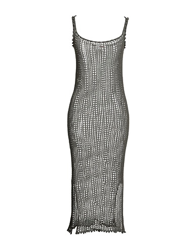 SOLOTRE Midi dress 70% Cotton, 30% Polyamide