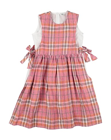 IL GUFO Dress Pink 100% Linen, Cotton