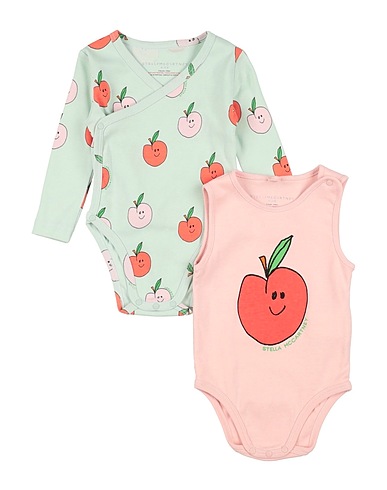 STELLA McCARTNEY KIDS Baby bodysuit Pink 100% Cotton
