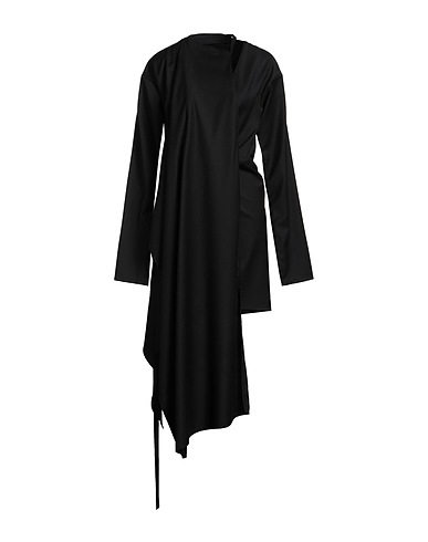 ANN DEMEULEMEESTER Sheath dress Black 100% Virgin Wool