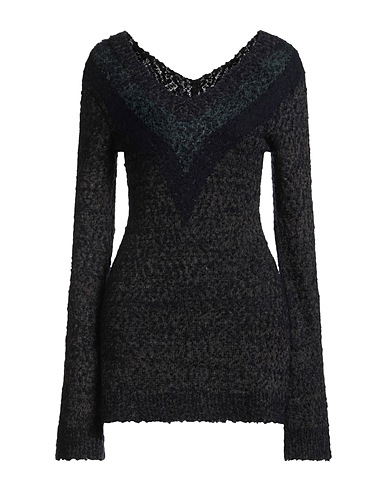 KNWLS Knit dress Midnight blue 36% Mohair wool, 36% Wool, 15% Cotton, 13% Nylon