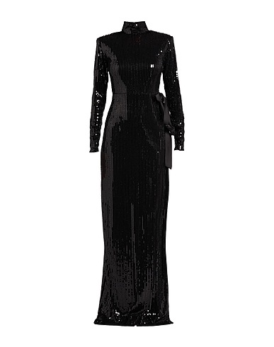 THE NEW ARRIVALS ILKYAZ OZEL Long dress Black 100% PES