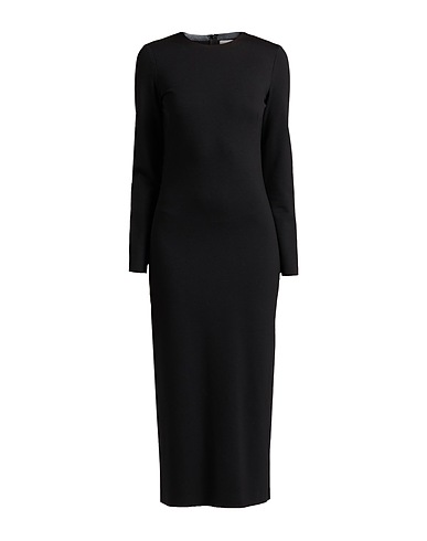 LIVIANA CONTI Midi dress Black 68% Viscose, 27% Polyamide, 5% Elastane