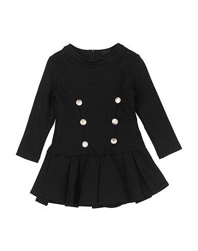 FUN & FUN Vestido para bebé  Black 64% Viscose, 31% Polyamide, 5% Elastane