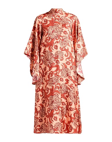 LA DOUBLE J Midi dress Apricot 100% Silk