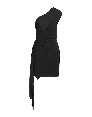 BALENCIAGA One-shoulder dress Black 85% Viscose, 15% Elastane