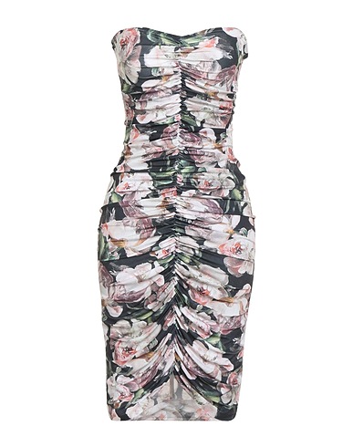 NORMA KAMALI Sheath dress Beige 95% Polyester, 5% Elastane