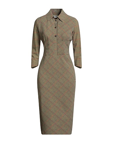CHIARA BONI LA PETITE ROBE Midi dress Military green 75% Polyamide, 25% Elastane