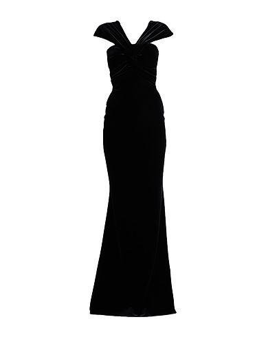 CHIARA BONI LA PETITE ROBE Long dress Black 45% Polyester, 35% Polyamide, 20% Elastane