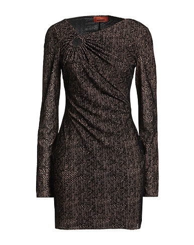 MISSONI Short dress Sand 92% Polyamide, 8% Elastane