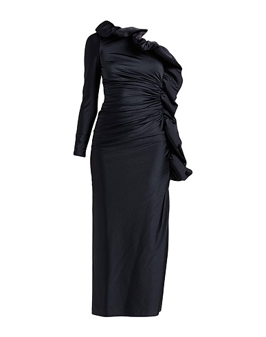P.A.R.O.S.H. Long dress Black 80% Polyamide, 20% Elastane