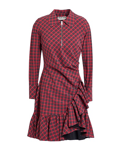 CHIARA BONI LA PETITE ROBE Short dress Burgundy 72% Polyamide, 28% Elastane