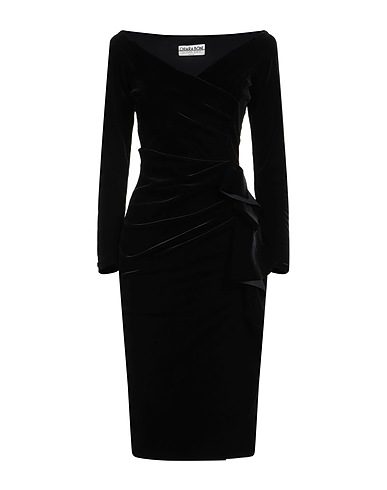 CHIARA BONI LA PETITE ROBE Elegant dress Black 45% Polyester, 35% Polyamide, 20% Elastane