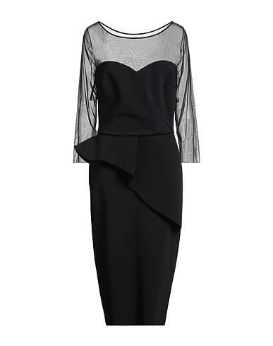 CHIARA BONI LA PETITE ROBE Midi dress Black 75% Polyamide, 25% Elastane