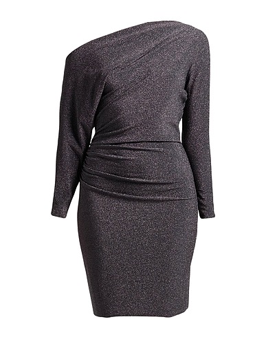 CHIARA BONI LA PETITE ROBE Sheath dress Lead 48% Polyester, 27% Viscose, 10% Polyamide, 10% Metallic Polyester, 5% Elastane