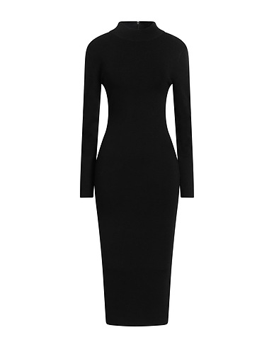 MICHAEL MICHAEL KORS Knit dress Black 83% Merino Wool, 15% Nylon, 2% Elastane