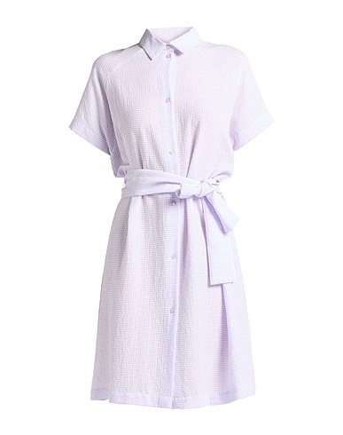 ARMANI EXCHANGE Shirt dress Lilac 51% Polyester, 49% Viscose