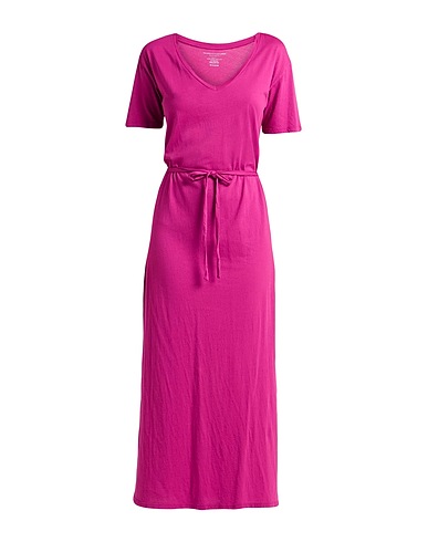 MAJESTIC FILATURES Long dress Mauve 100% Organic cotton