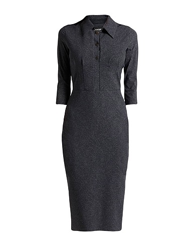 CHIARA BONI LA PETITE ROBE Tubino Antracite 75% Poliammide, 25% Elastan