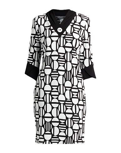 FRANK LYMAN Sheath dress Black 95% Nylon, 5% Elastane, Polyester