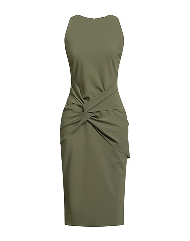 CHIARA BONI LA PETITE ROBE Midi dress Military green 75% Polyamide, 25% Elastane