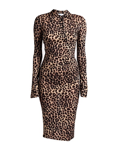BLUMARINE Midi dress Sand 100% Wool