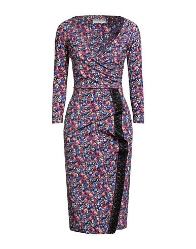 CHIARA BONI LA PETITE ROBE Midi dress Dark purple 75% Polyamide, 25% Elastane