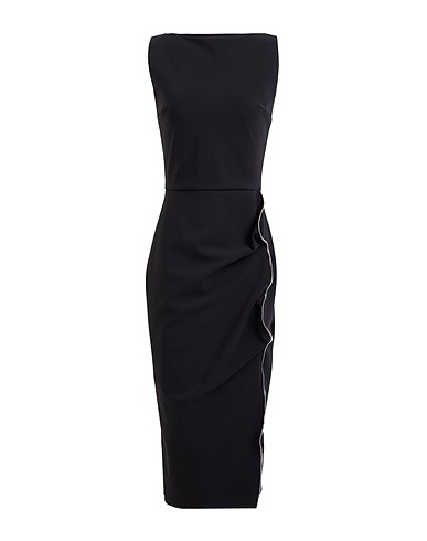CHIARA BONI LA PETITE ROBE Midi dress Black 75% Polyamide, 25% Elastane