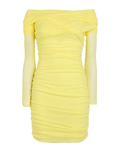 PHILOSOPHY di LORENZO SERAFINI Sheath dress Yellow 100% Polyamide