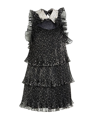 ALBERTA FERRETTI Short dress Black 100% Polyester, Polyamide, Silk