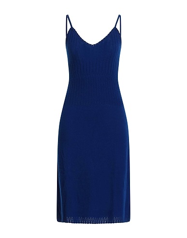 ALBERTA FERRETTI Vestito in Maglia Blu 70% Lana Vergine, 30% Cachemire