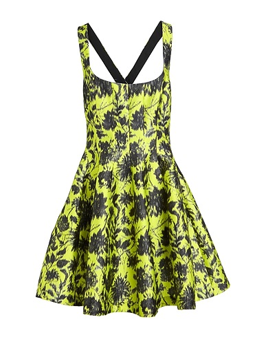 PHILOSOPHY di LORENZO SERAFINI Short dress Lime green 100% Polyester