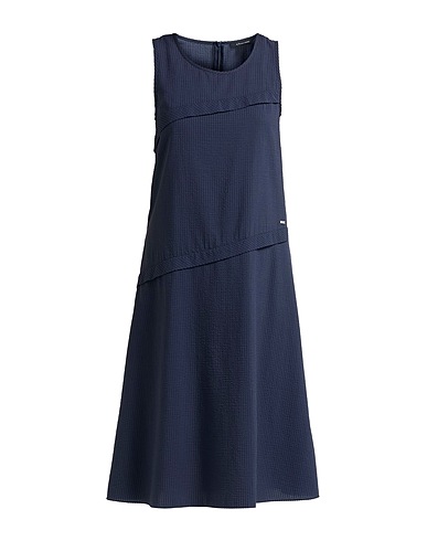 ARMANI EXCHANGE Midi dress Navy 47% Modal, 35% Polyamide, 17% Cotton, 1% Elastane