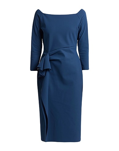 CHIARA BONI LA PETITE ROBE Elegant dress Navy 72% Polyamide, 28% Elastane